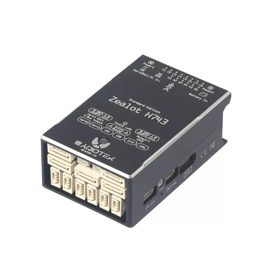 QIOTEK ZealotH743 PIXHAWK Flight Controller for RC Helicopter - Multi-Axis Drone Control with M10S TTL GNSS GPS Module | FPV Racing, Aerial Photography & DIY Drone Projects