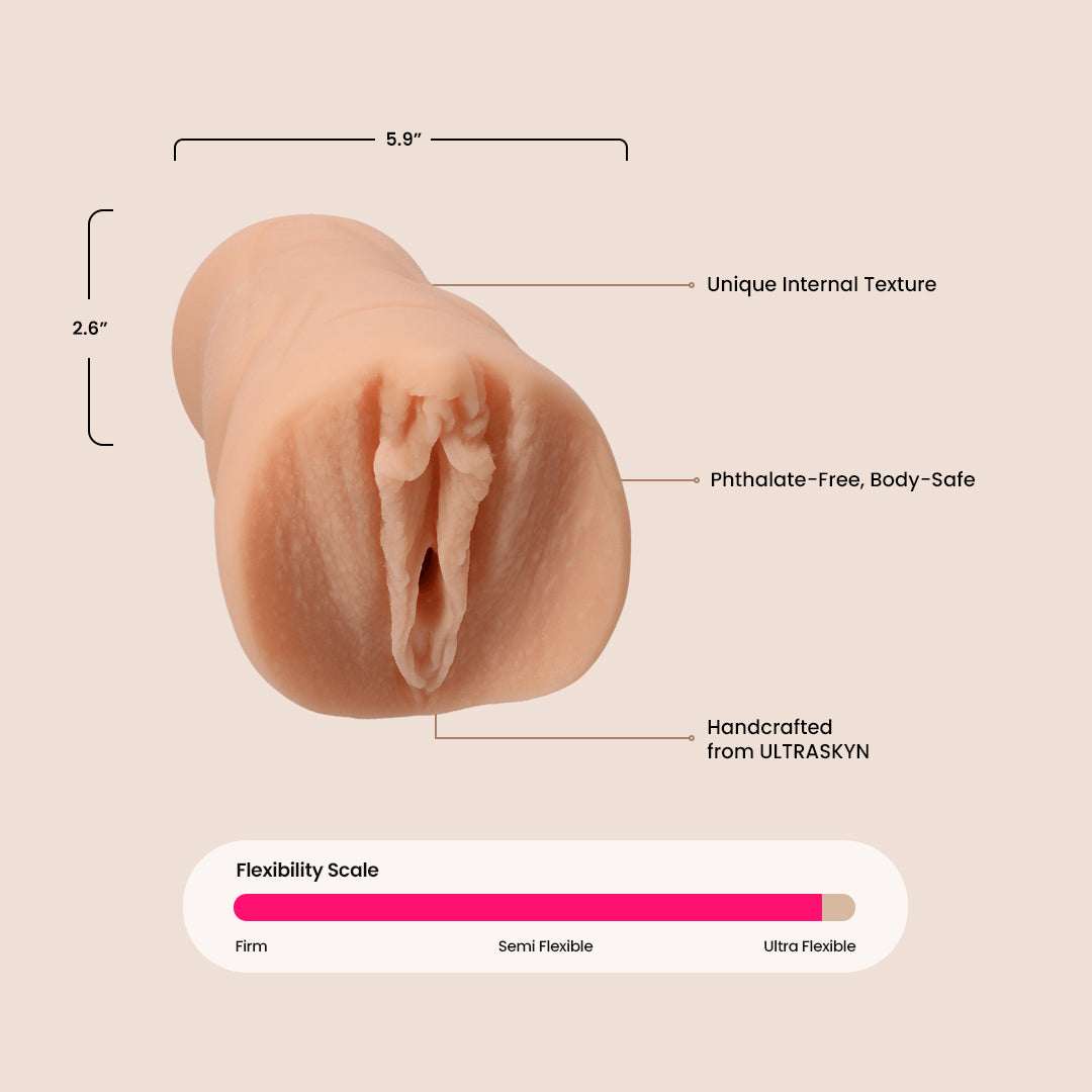 Jenna Jameson ULTRASKYN™ Signature Strokers - Realistic Pocket Pussy for Men with Lifelike Feel | Perfect for Solo Pleasure & Adult Toys Collection