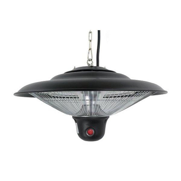 Black Electric Patio Heater for Gazebo & Outdoor Spaces - Weatherproof Infrared Heating for Backyard, Deck, and Garden Gatherings