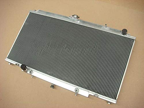 3 Row Aluminum Radiator with Fans Compatible with Nissan Patrol Y61 GU 4.2L TD Diesel (1997-2001) - Perfect for Off-Roading & Heavy-Duty Cooling