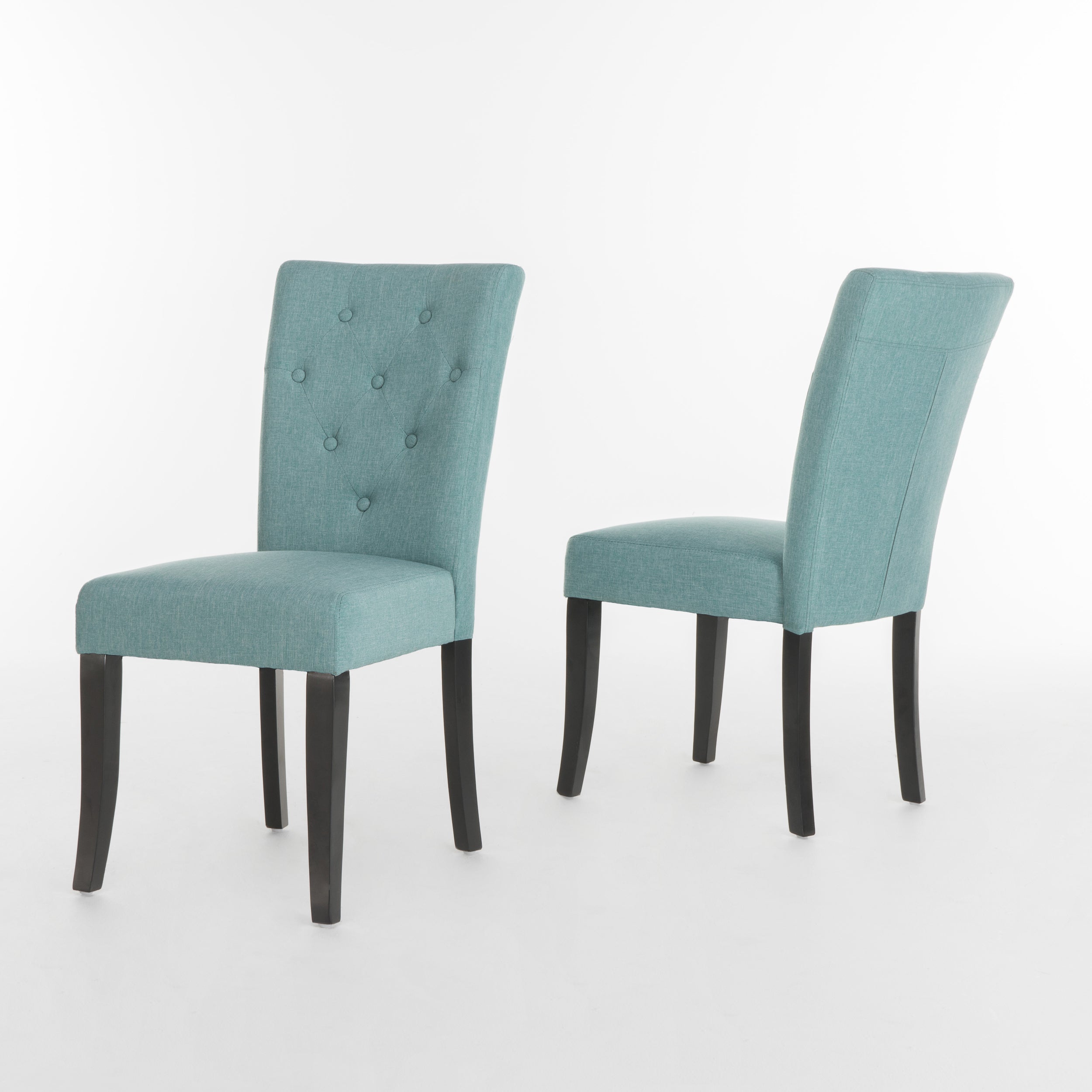Modern Dining Chairs Set of 2 - Comfortable Kitchen & Dining Room Chairs with Sturdy Metal Legs - Perfect for Home, Restaurant, and Office Use