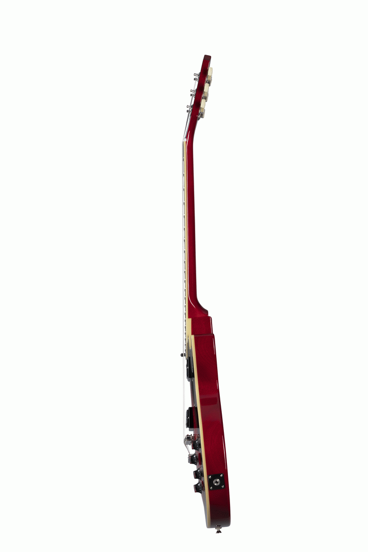 Epiphone Slash Les Paul Electric Guitar in Case - Vermillion Burst Finish | Stage-Ready Rock Guitar for Performances & Studio Recording