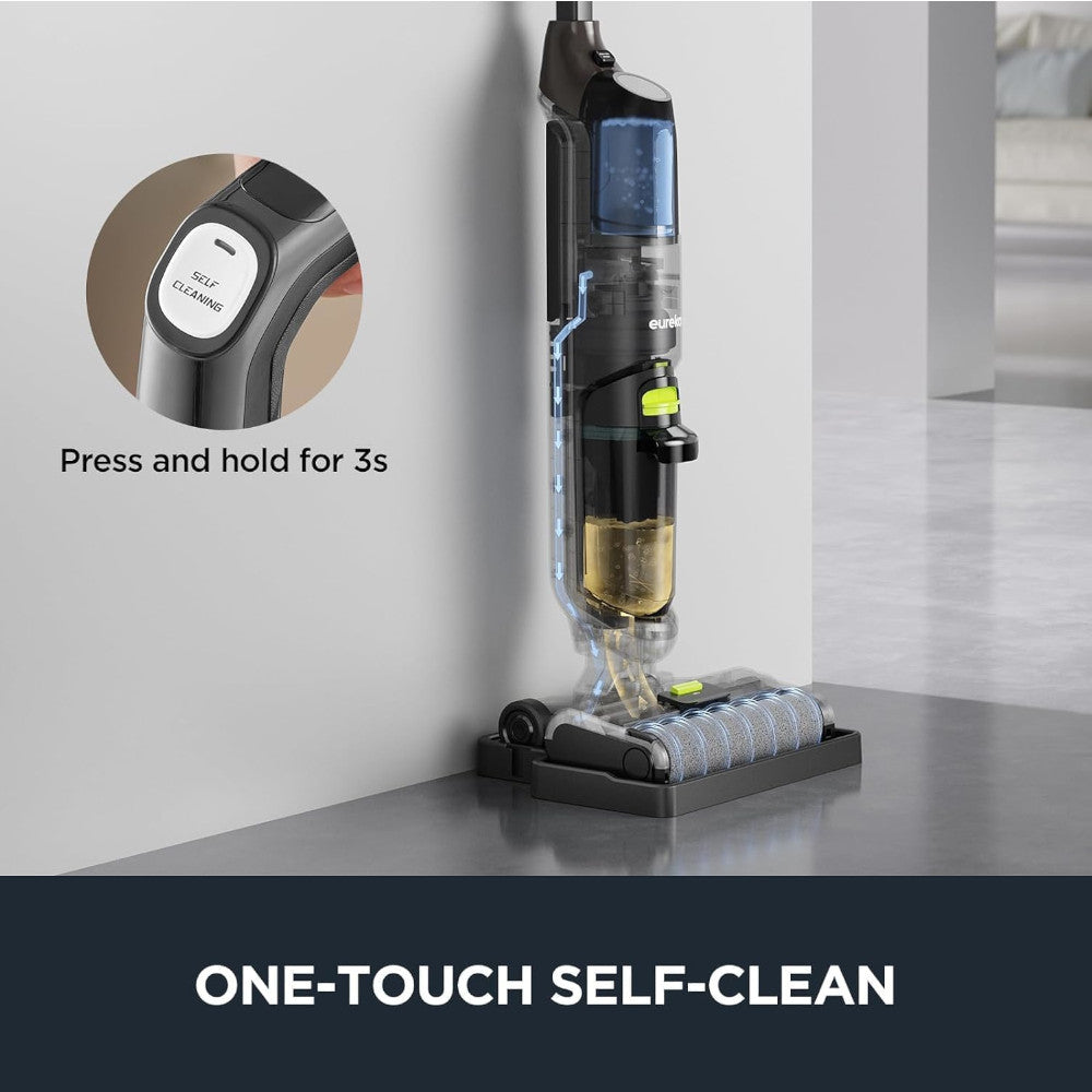 EUREKA NEW400 Cordless Wet Dry Vacuum Cleaner & Mop Combo - Reconditioned with Home Essentials Warranty | Perfect for Hardwood Floors, Tile & Carpet Cleaning