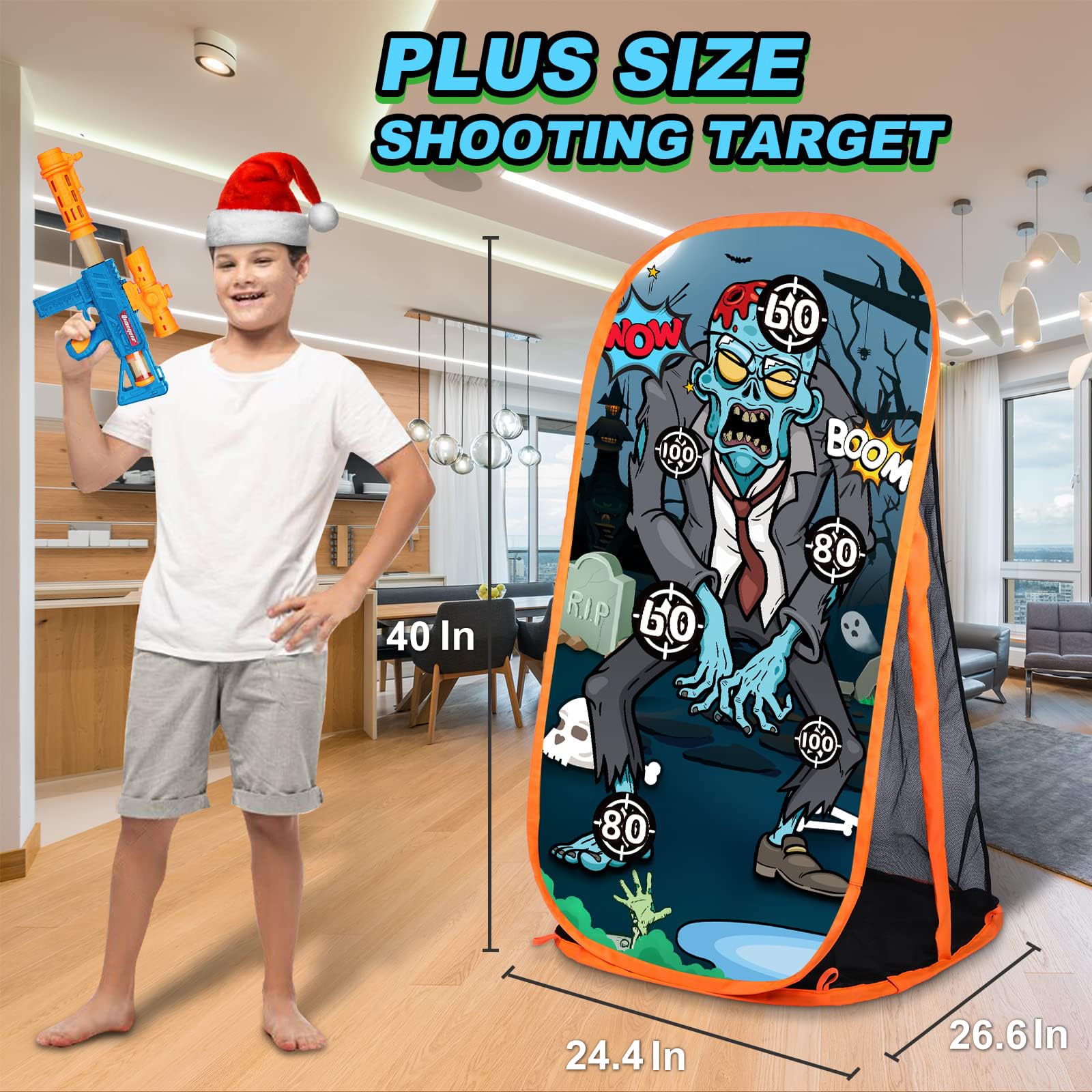 Nerf Foam Blaster Targets for Shooting Games - Outdoor/Indoor Kids Toy for Birthday & Backyard Fun