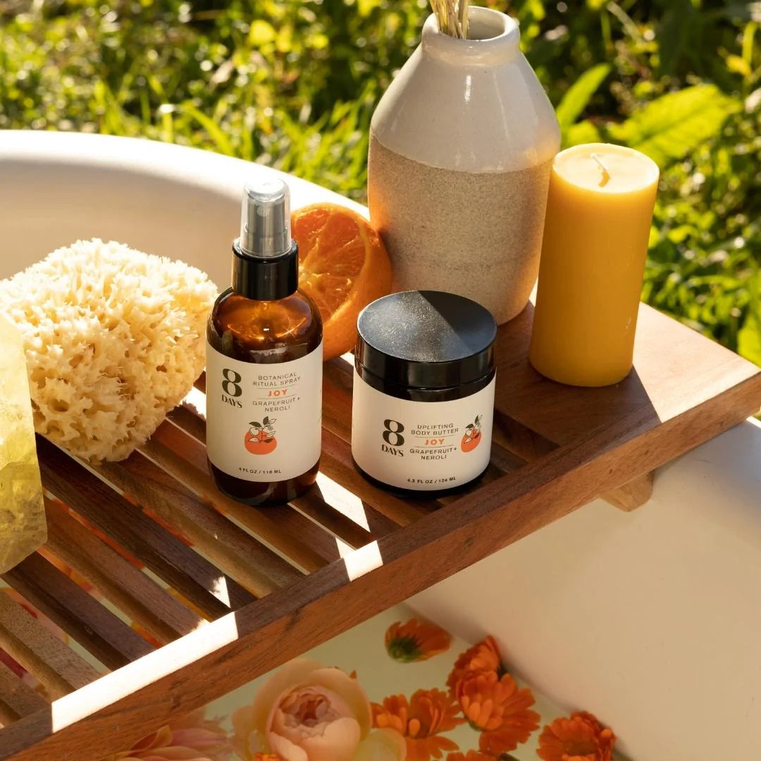 JOY BODY BUTTER Grapefruit & Neroli Scented - Moisturizing Cream for Dry Skin - Perfect for Spa, Massage & Daily Skincare Routine
