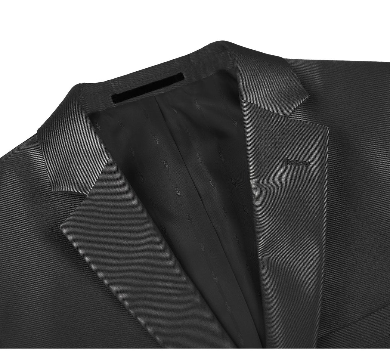 Alessandro Vitello by Renoir Sharkskin Classic Fit Italian Styled Two Piece Suit 207 1 | Premium Men's Business Formal Wear for Weddings, Office & Special Occasions