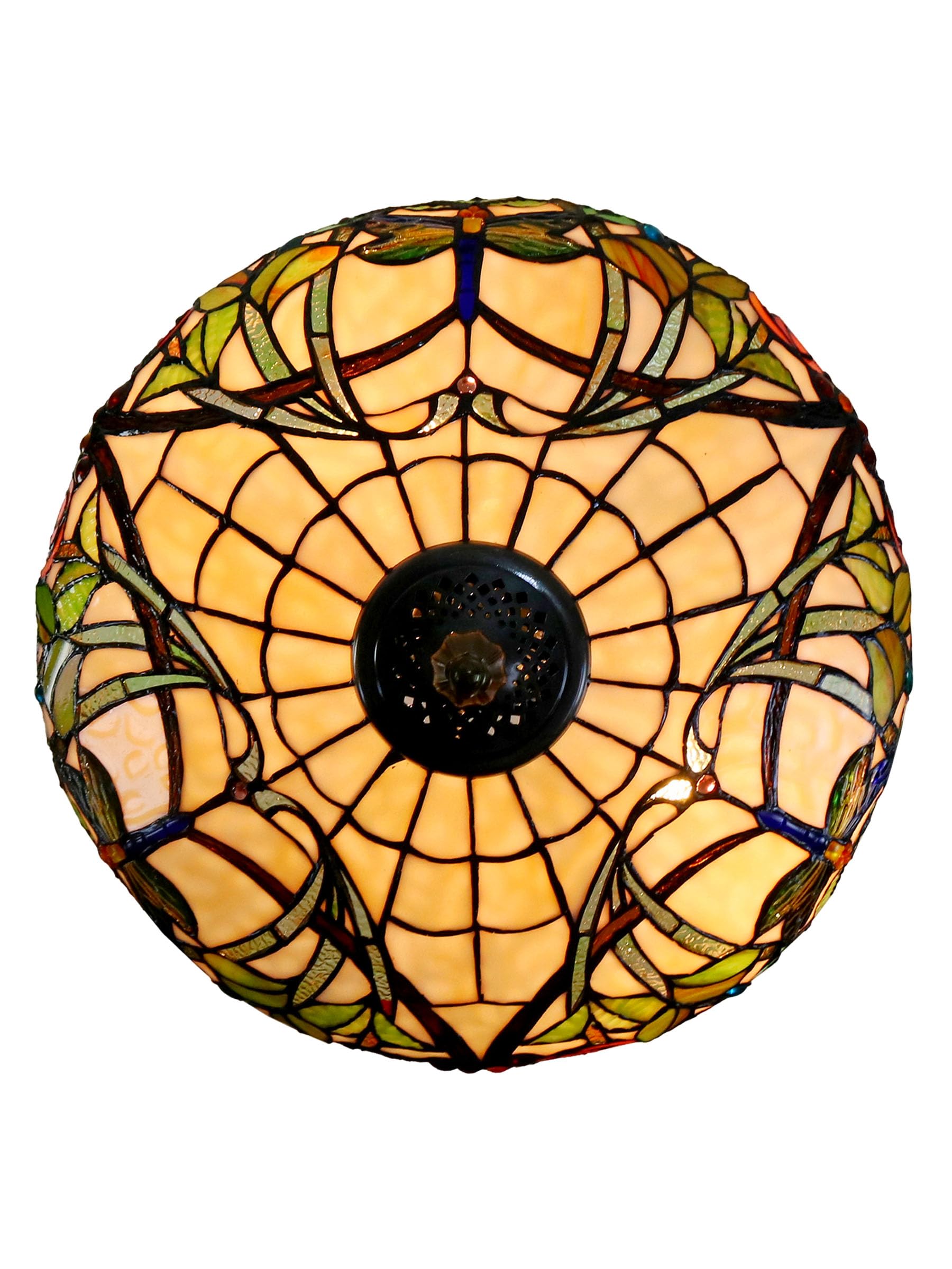 Dale Tiffany TT15097 Zenia Rose Tiffany Style Table Lamp - Elegant Home Decor for Living Room, Bedroom, or Office