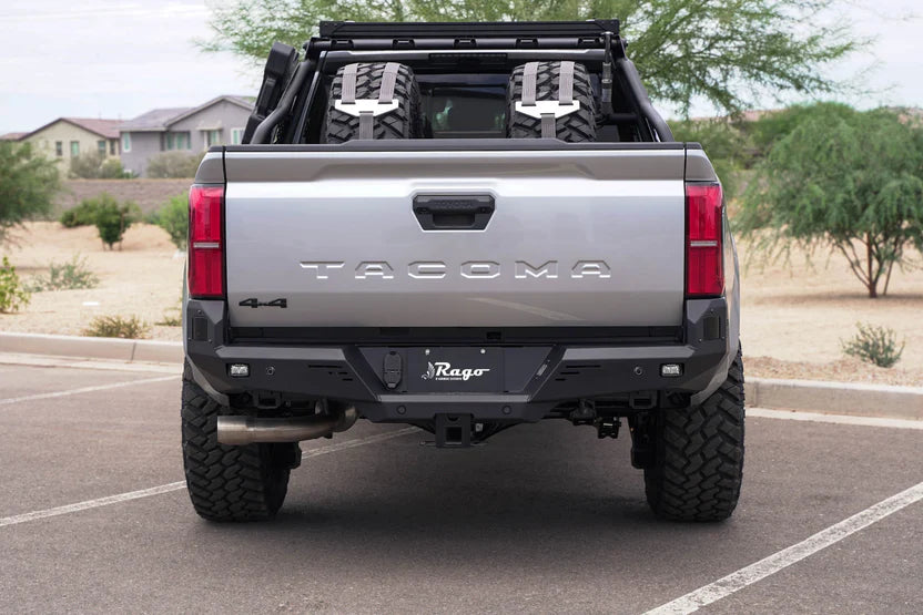 Rago Fabrication Heavy-Duty Rear Bumper for 2024-2025 Toyota Tacoma | Off-Road Protection & Towing | Perfect for Overlanding & Truck Modifications