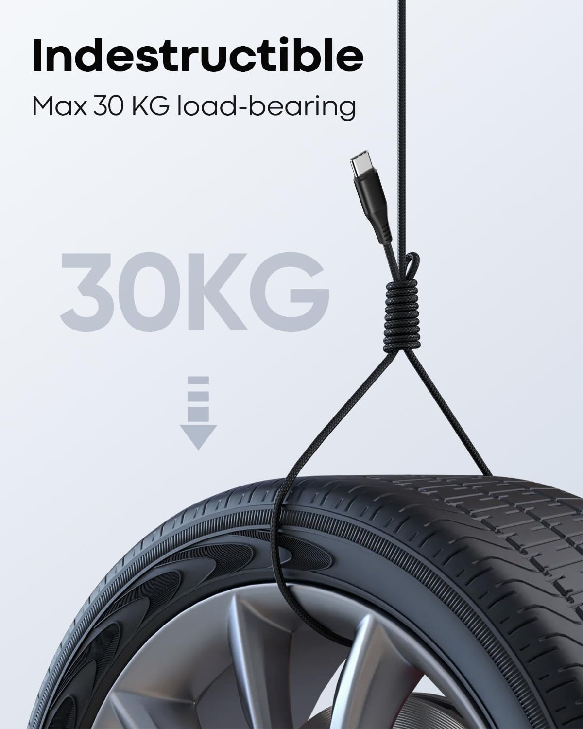 20FT USB C to USB A Fast Charging Cable - Premium Nylon Braided, 3A High-Speed Data Sync & Power Delivery for MacBook, PS5, Switch, Galaxy, Pixel, Moto - Perfect for Gaming, Office & Home Charging Stations