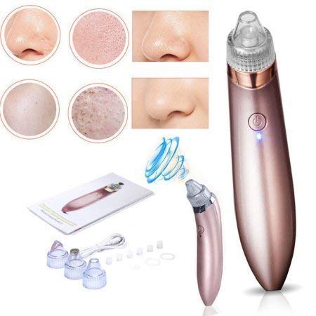 Electric Blackhead Vacuum Remover - SGMSC Facial Pore Cleanser & Comedo Extractor for Acne Prone Skin | At-Home Spa Treatment & Deep Cleansing Skincare Routine
