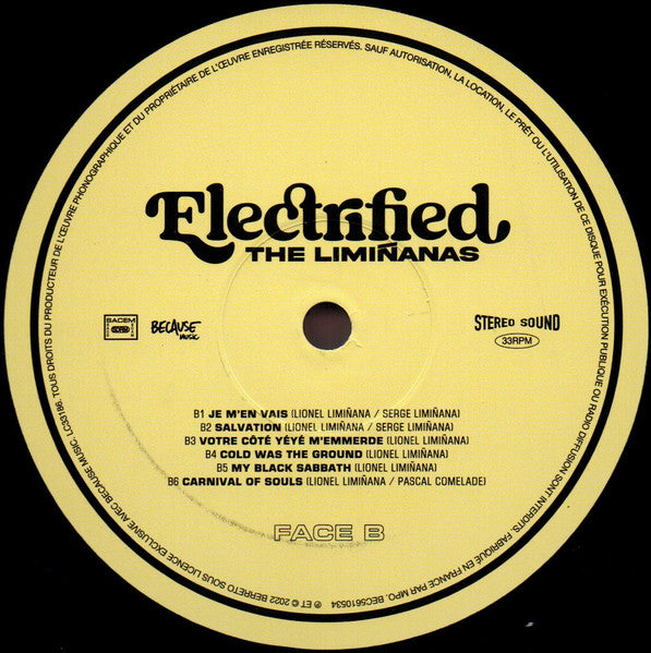 The Limiñanas - Electrified (2xLP Vinyl Record, Compilation, Mint Condition) - Perfect for Music Collectors & Retro Vinyl Enthusiasts