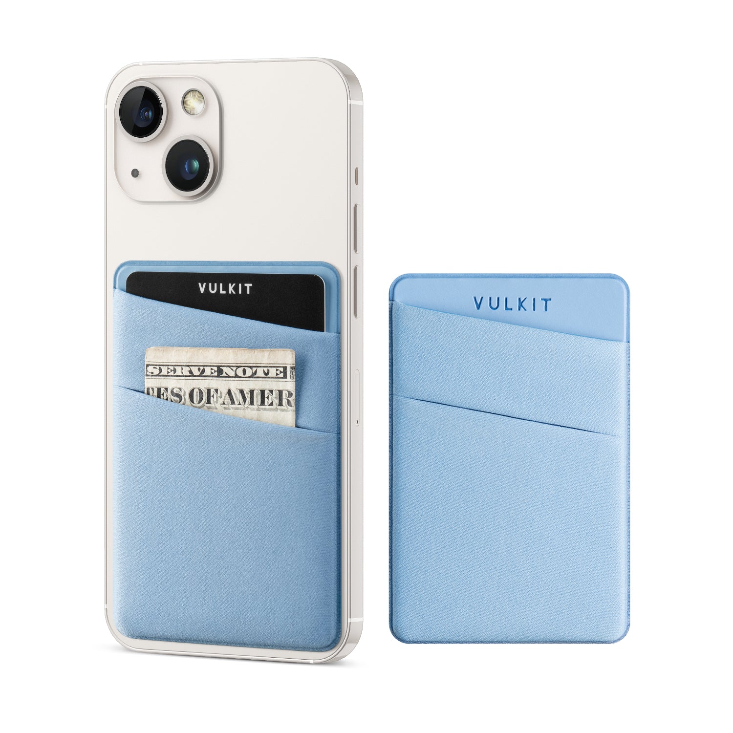 VPA105 Slim Elastic Adhesive Phone Card Holder - Sticky Pocket for Credit Cards, IDs & Cash - Perfect for Phones, Wallets & Travel Accessories