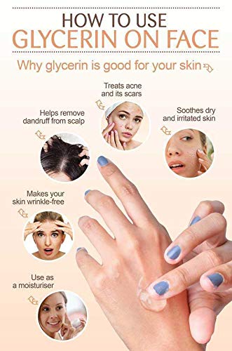 Dominaro Premium Glycerin for Skin Softening & Moisturizing - 2 Bottles (200ml Each) with Rose Water Combo - Perfect for Dry Skin Care, DIY Beauty Recipes & Aromatherapy