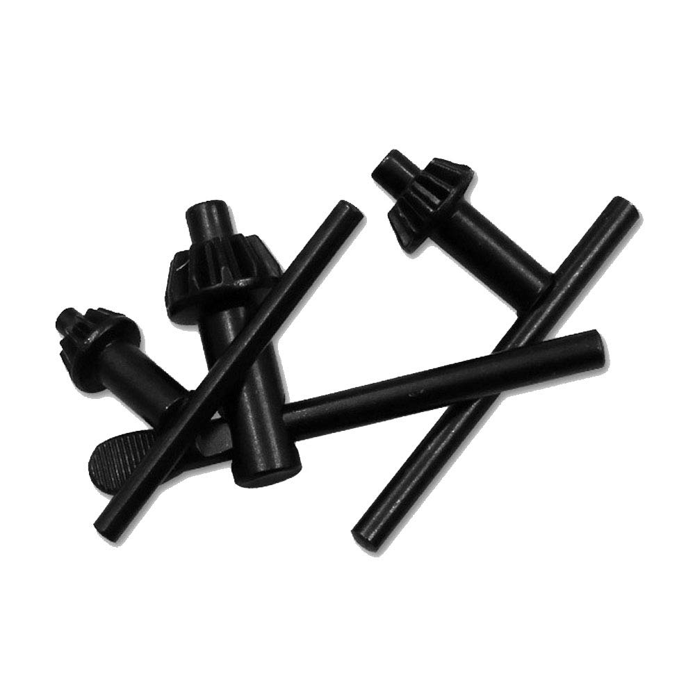 6-Piece Drill Chuck Key Wrench Set for Electric Hand Drills & Impact Drills - Multi-Functional Power Tool Accessories for Home DIY, Woodworking & Metalworking Projects