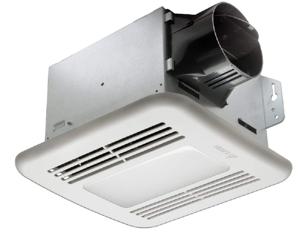 Delta BreezGreenBuilder Series 80 CFM Bathroom Exhaust Fan with LED Light - Dimmable, Motion & Humidity Sensors - 11W, 0.8 Sones - Energy Efficient Ventilation for Home & Commercial Use