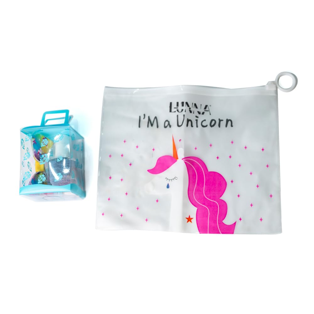LUNNA Fairy Kit with Bubbles - Safe & Fun Kids Makeup Set for Dress Up, Birthday Parties & Pretend Play