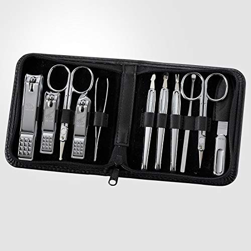Premium Korean 777 Nail Clipper Set - 11-Piece Travel Manicure & Pedicure Kit | World's #1 Professional Grooming Tools | Made in Korea Since 1975 | Perfect for Home, Travel, Salon & Gift Giving