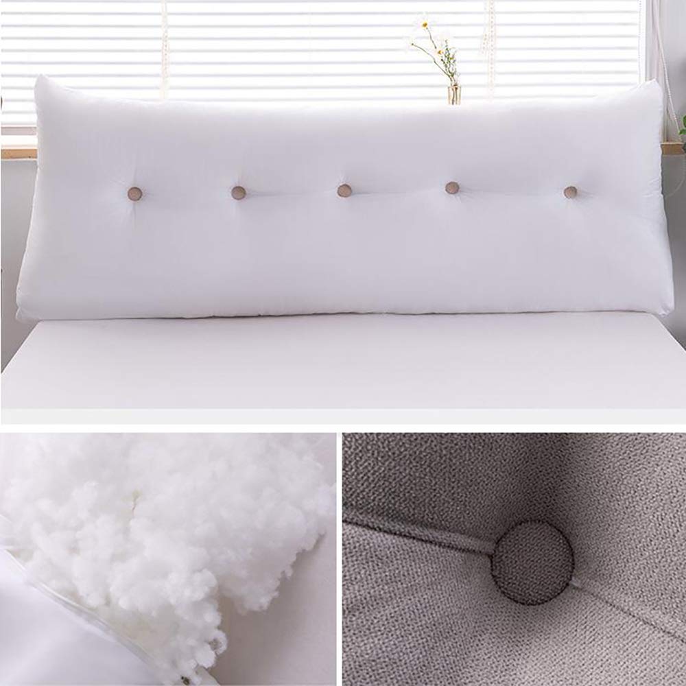 Large Reading Pillow for Adults with Pockets - Back Support Cushion for Sofa, Bed & Floor - Perfect for Reading, Gaming, Watching TV or Relaxing - Dark Gray (20