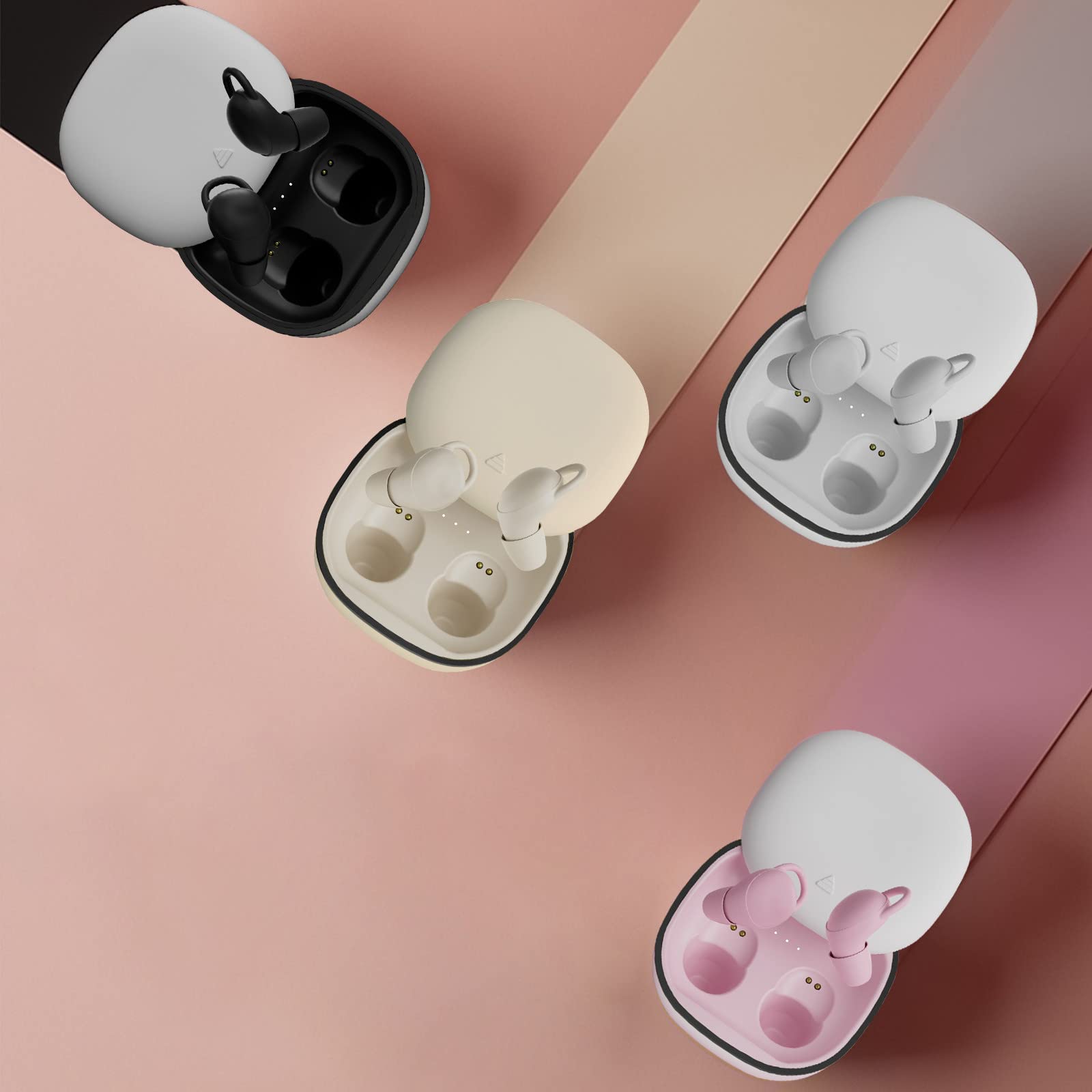 Wireless Bluetooth Earbuds - Lightweight In-Ear Headphones with Built-in Mic & Charging Case | Premium Sound for Workouts, Commuting & Music Lovers