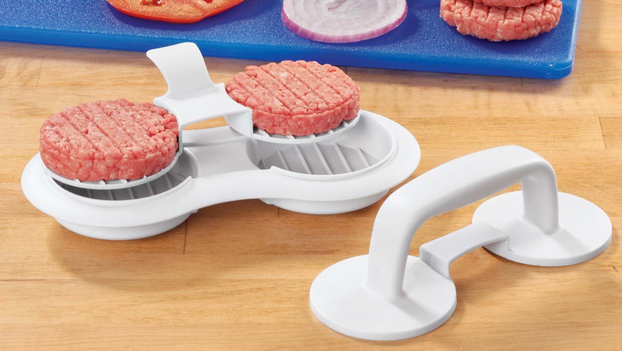 WalterDrake Mini Burger Press - Compact Patty Maker for Homemade Sliders, Perfect for BBQs, Picnics & Party Snacks