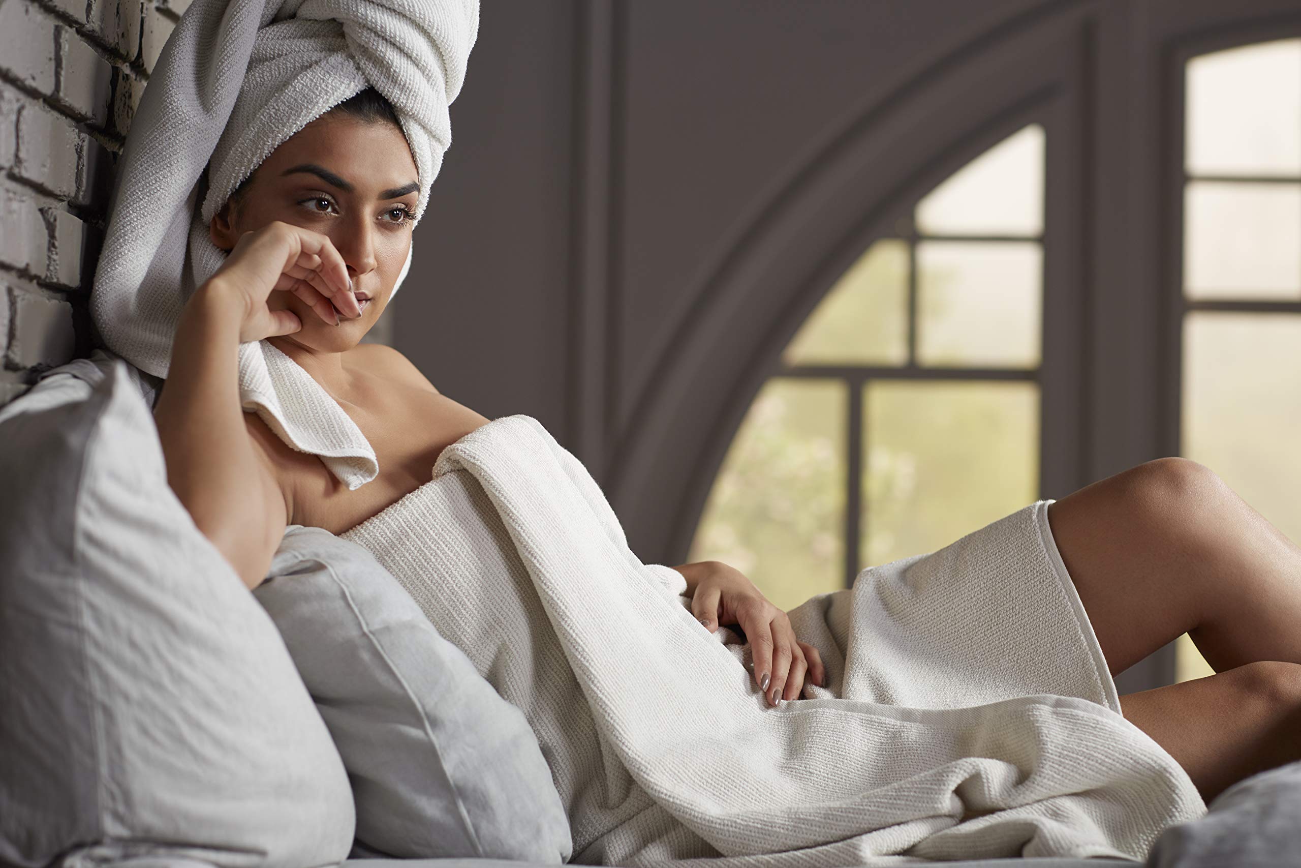 Premium KOHLER Turkish Hand Towel 18x30 Inches - Soft, Absorbent & Textured Bath Towel for Bathroom, Spa & Luxury Home Decor