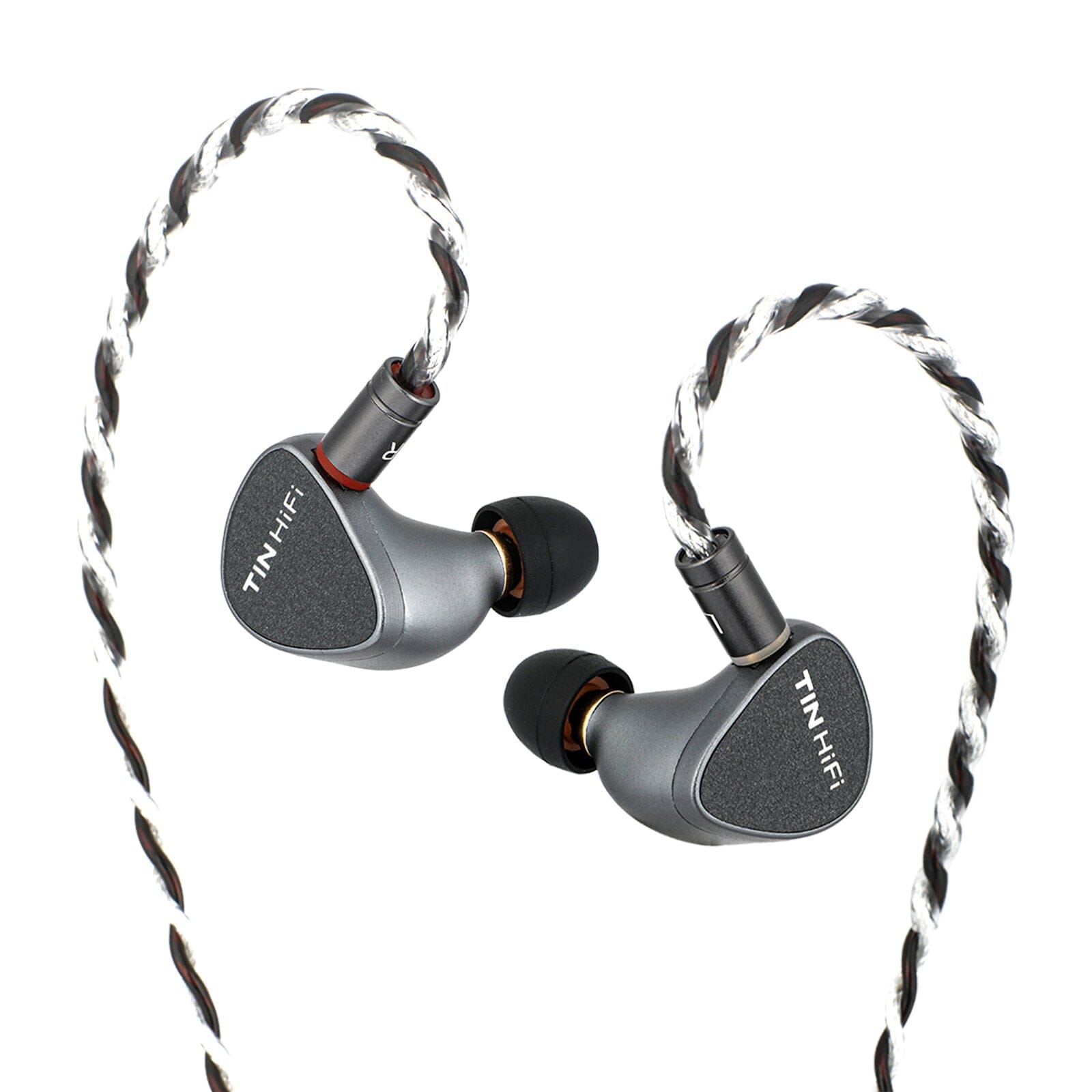 TinHiFi T5S High Definition Balanced HiFi In-Ear Monitors with Detachable Cable - Perfect for Audiophiles, Music Lovers & Studio Recording