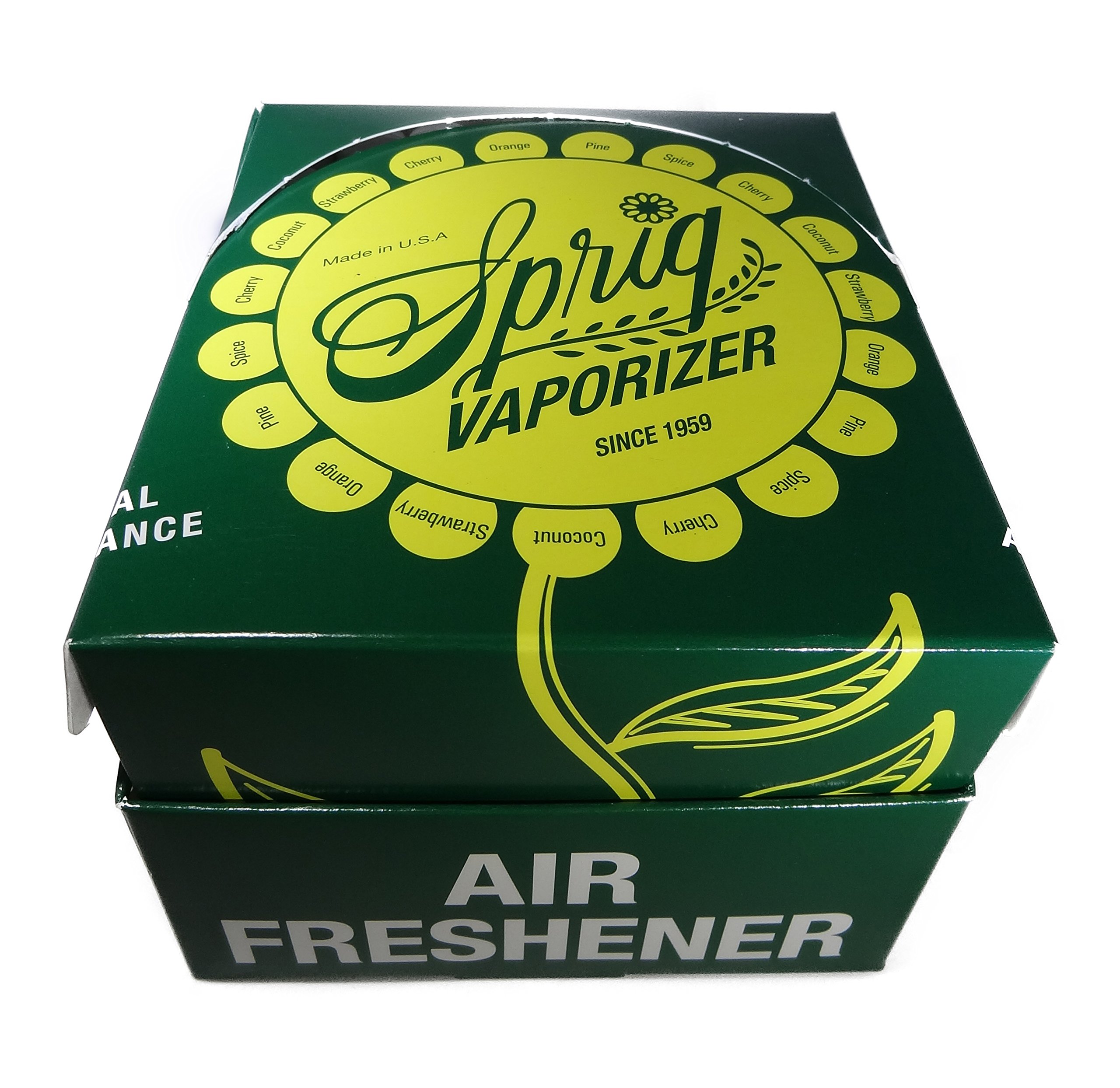 Sprig Vaporizer Air Freshener 72 Pack - All Spice Scented Car Air Fresheners for Home & Office | Long-Lasting Fragrance for Cars, Closets, Bathrooms & Small Spaces