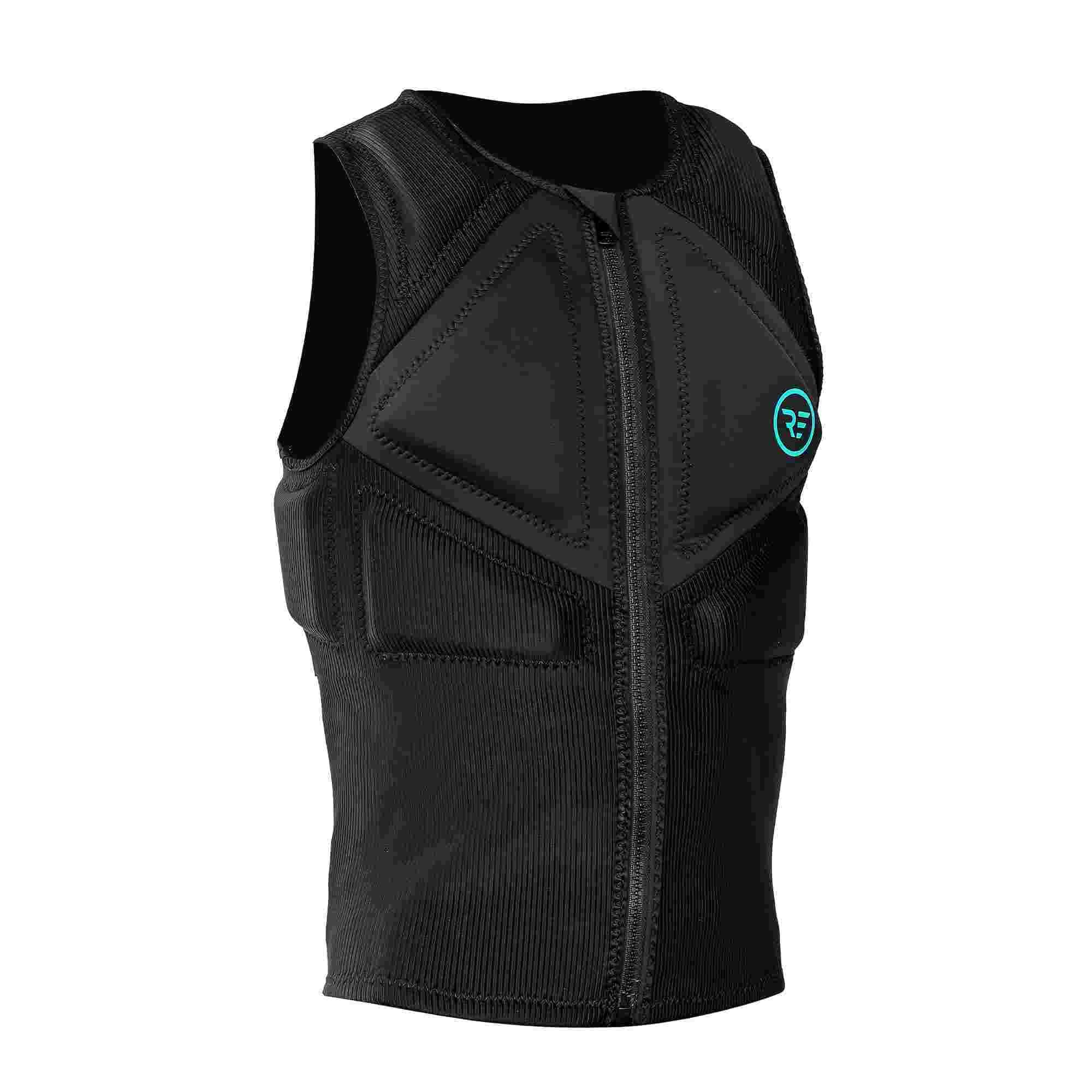 Empax V2 Impact Vest for Water Sports - Unisex Adult Life Jacket in Black (Sizes S/M/L/XL) - Perfect for Wakeboarding, Kayaking & Paddleboarding