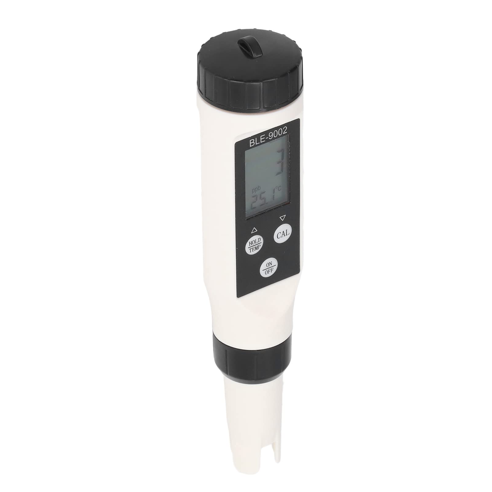 2-in-1 Digital Water Tester with Simultaneous Display & Auto Data Save for Aquaculture, Pools, and Hydroponics