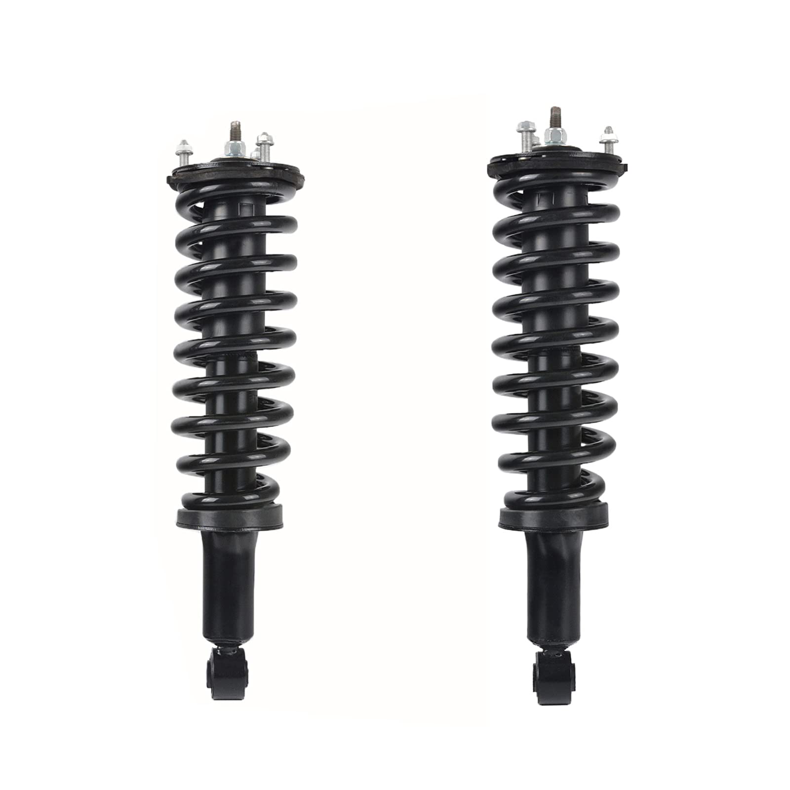 BROSCONE S0025-A0151 Complete Strut & Coil Spring Assembly Suspension Replacement Set - 2 Pieces (1 Pair) for 2000-2006 Toyota Tundra Front Driver & Passenger Side - Quick Installation, Smooth Ride for Off-Road & Daily Commuting