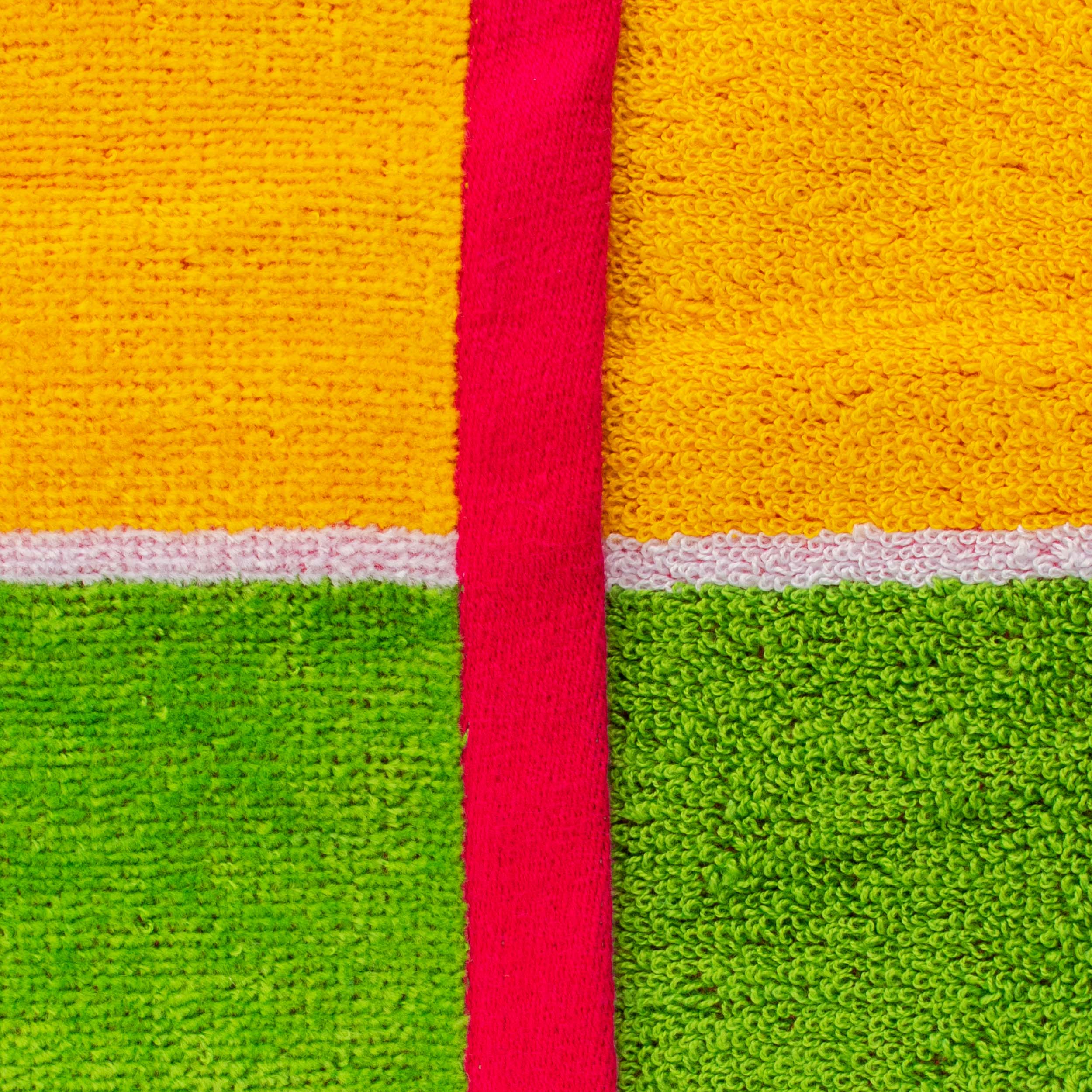 Rainbow Stripes Egyptian Cotton Oversized 2-Piece Beach Towel Set - Ultra Soft & Absorbent for Pool, Beach, Yoga & Spa - Quick Dry Bath Towels for Summer Vacation & Outdoor Activities