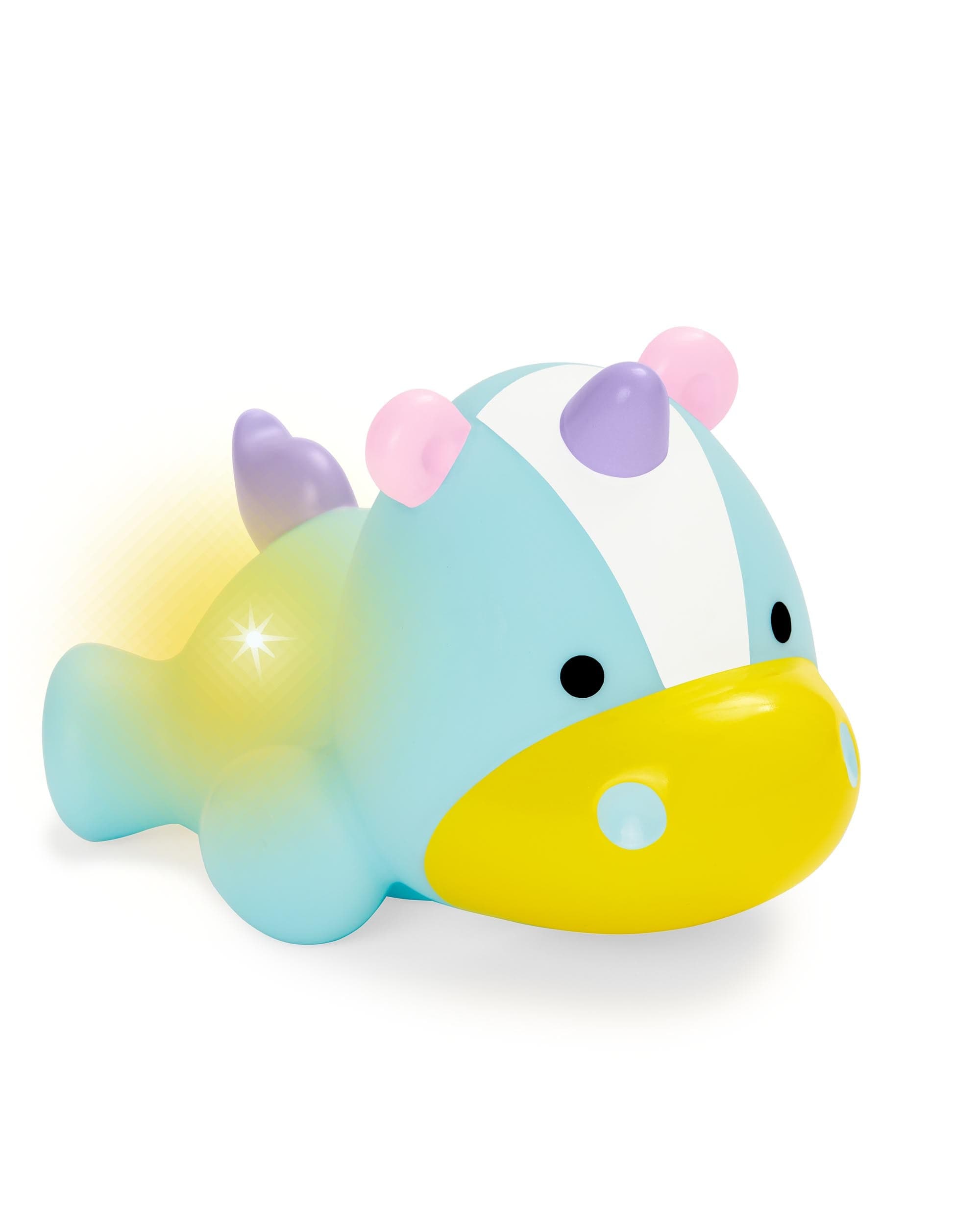 Skip Hop Zoo Light Up Bath Toys for Toddlers - Fun & Safe Bathtime Animal Toys with LED Lights - Perfect for Baby Bath Time, Sensory Play & Learning