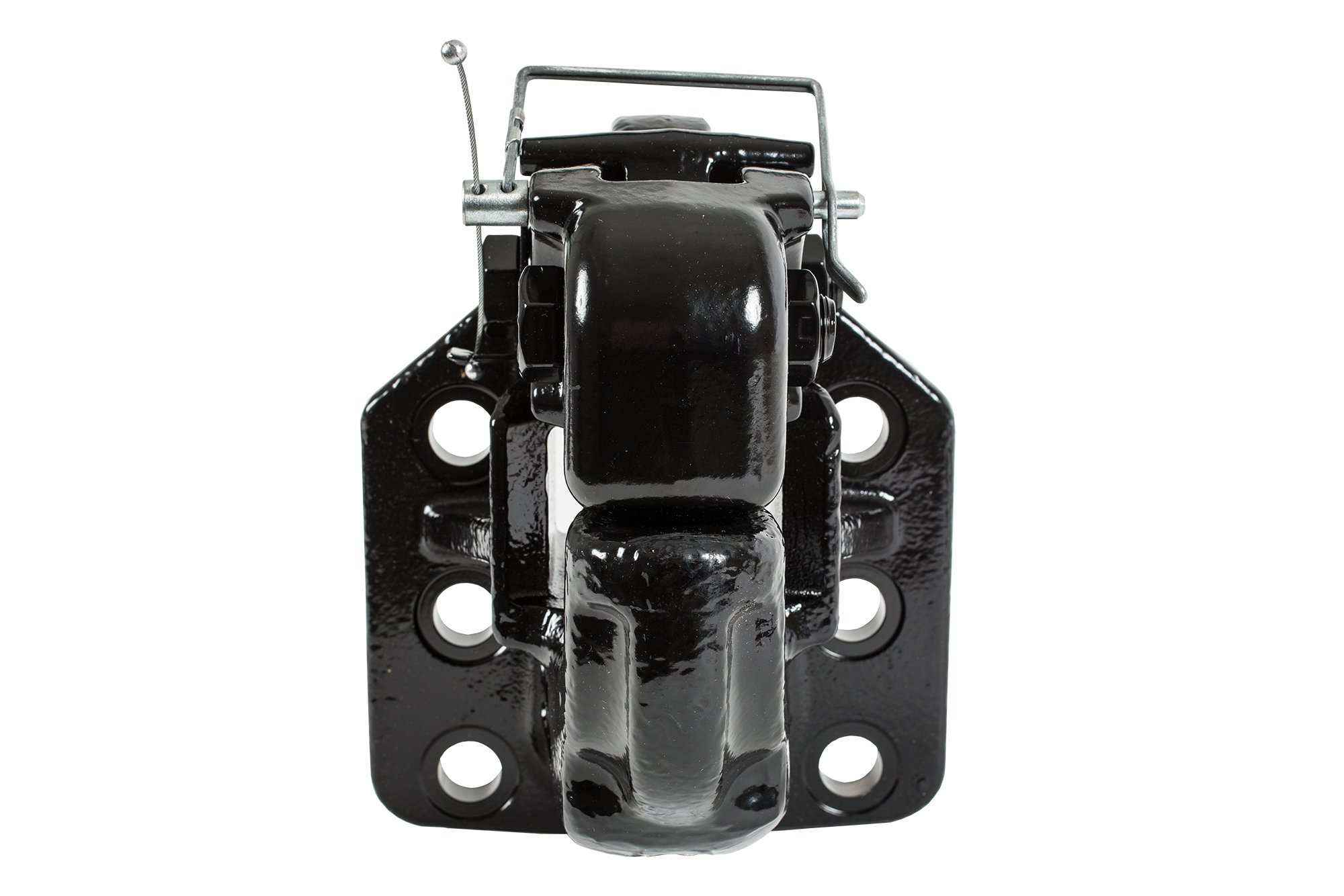 Buyers Products PH50AC 50 Ton Capacity Air Compensated Pintle Hook - Heavy Duty 6-Hole Mount with Air Chamber Plunger for Semi Trucks, Trailers & Towing Equipment | Ideal for Commercial Hauling, Construction & Off-Road Applications