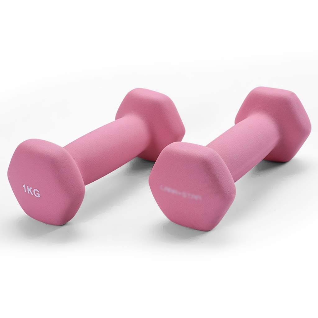 FHPEWXDG Small Dumbbells for Home Fitness - Neoprene Coated Slim Arm Dumbbells with Cast Iron Core - Unisex Workout Equipment for Fat Loss & Strength Training | Perfect for Home Gym, Yoga, and Full-Body Workouts