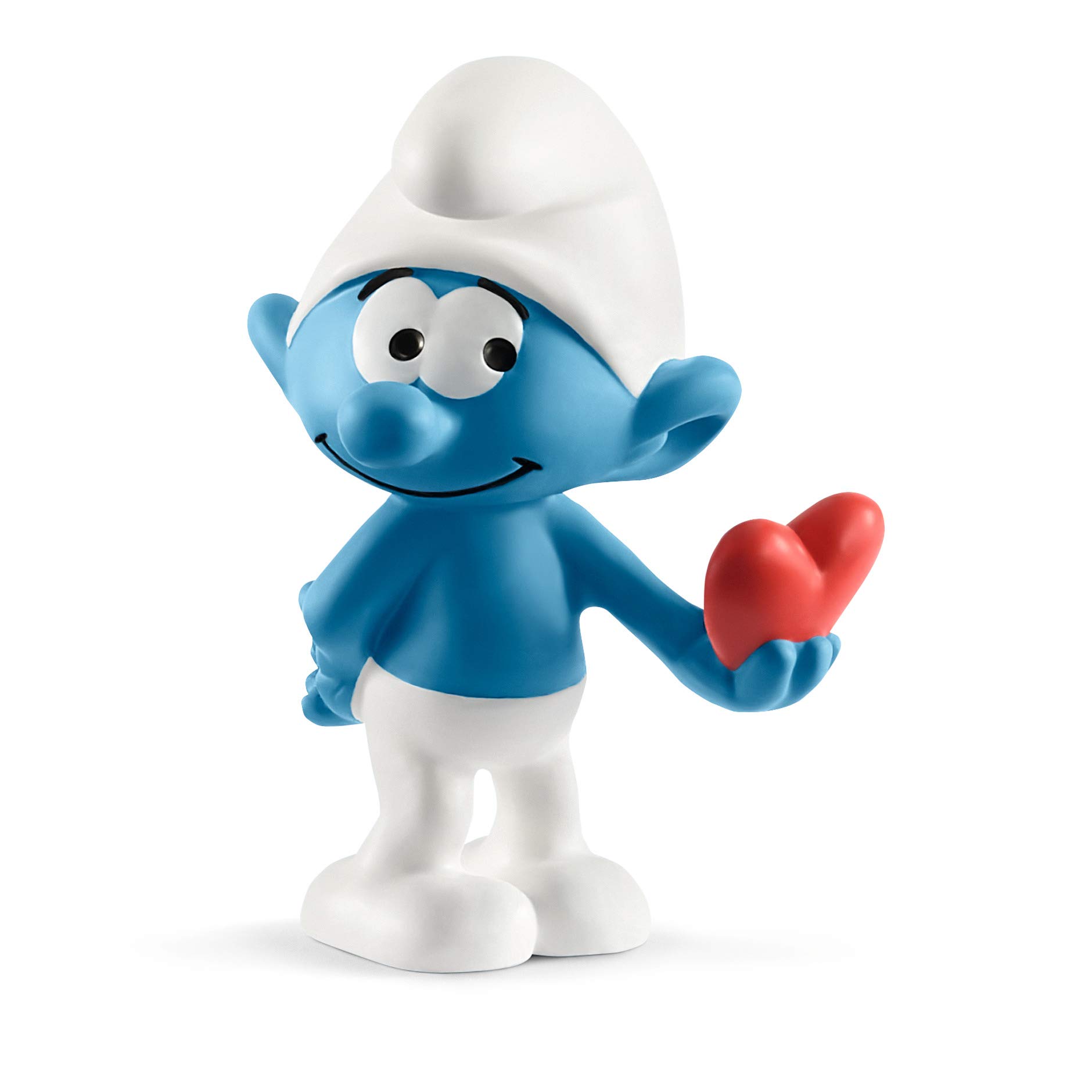 Schleich Smurfs Retro Toys for Kids - Smurf with Heart Toy Figurine | Collectible Action Figure for Boys & Girls | Perfect for Playtime, Birthday Gifts & Display Decor