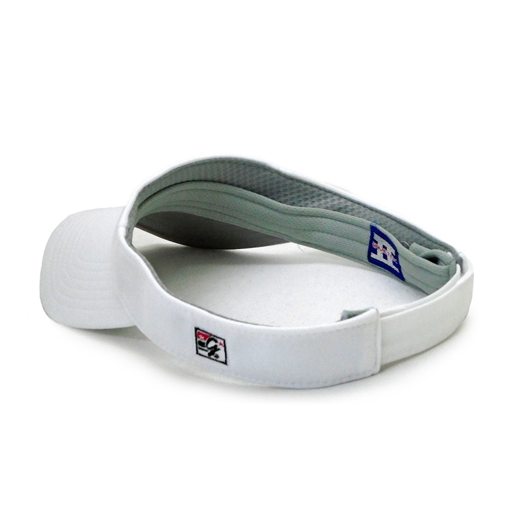 Women's White Sun Visor Hat - UV Protection & Adjustable Headband for Running, Golf, Tennis & Outdoor Activities