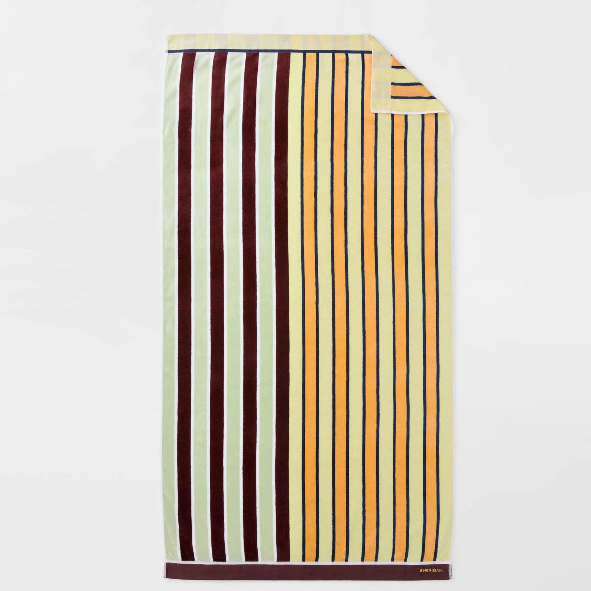 Sheridan Luma Beach Towel - Soft & Absorbent Quick-Dry Towel for Pool, Beach, and Travel - Rockmelon Design for Summer Vacations
