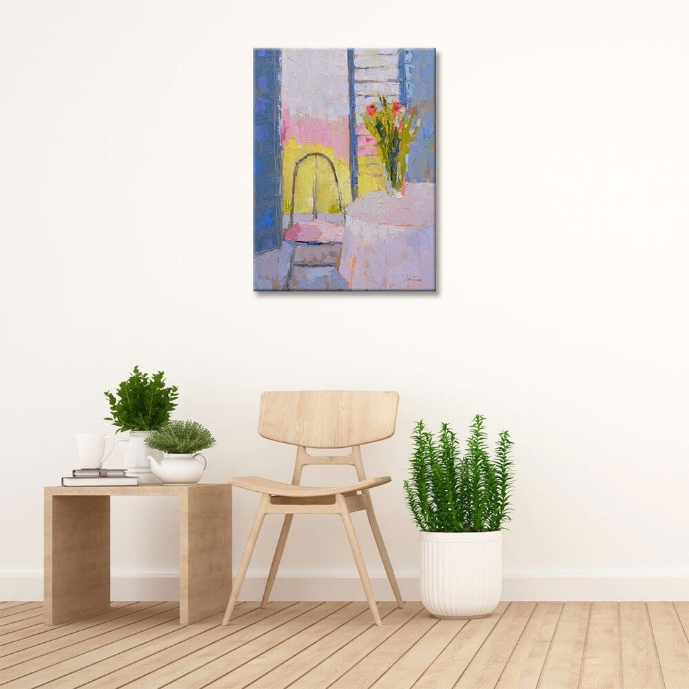 Peggy's Studio Gallery Wrapped Canvas Wall Art - Modern Abstract Painting for Living Room, Bedroom & Office Decor