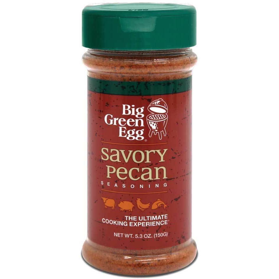 Big Green Egg 5.3oz Savory Pecan Seasoning - Premium BBQ & Grilling Spice Rub for Meat, Chicken & Vegetables - Perfect for Smokers, Outdoor Cooking & Backyard Grilling
