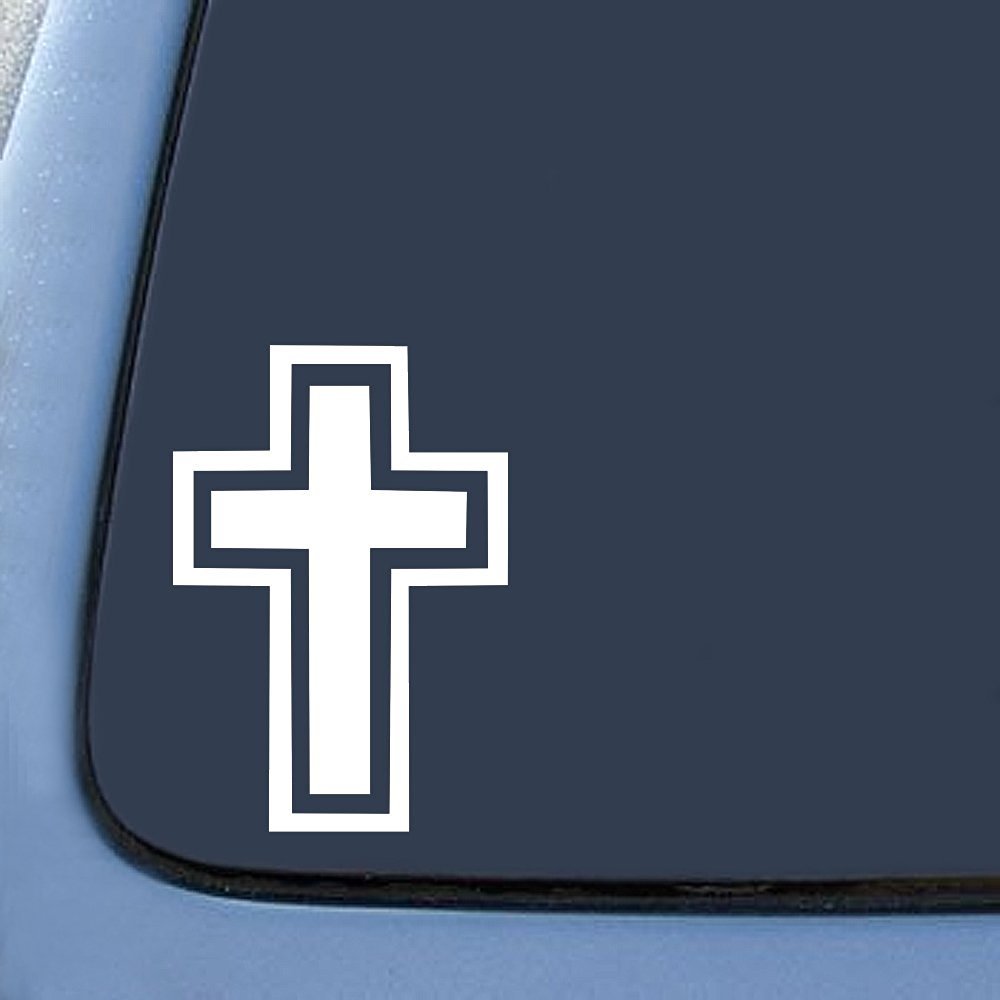 Christian Cross Sticker Decal - 4