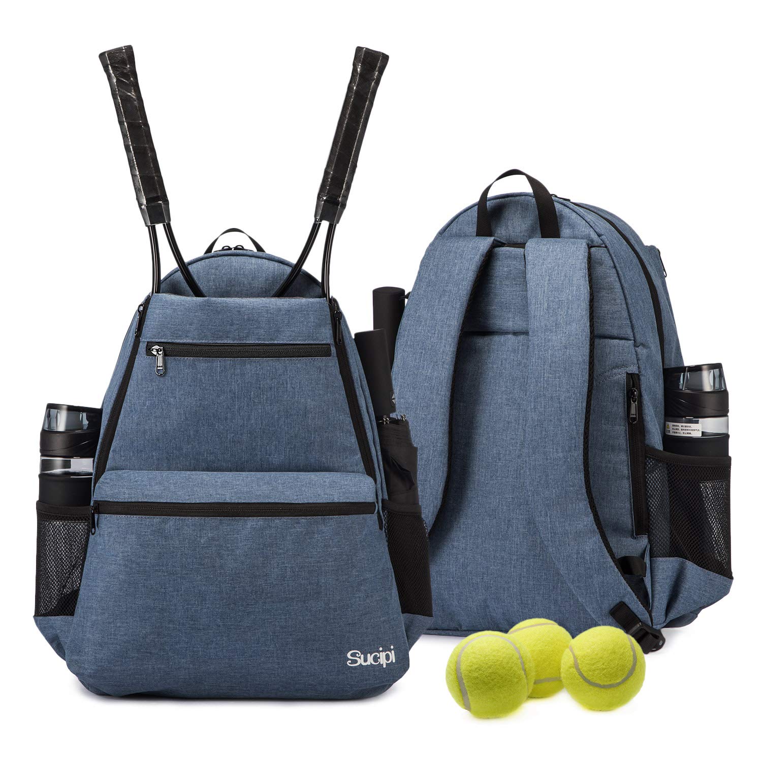 Professional Tennis Backpack for Men & Women - Holds 2 Rackets with Ventilated Shoe Compartment | Durable Tennis Bag for Players & Coaches | Perfect for Court, Training & Travel
