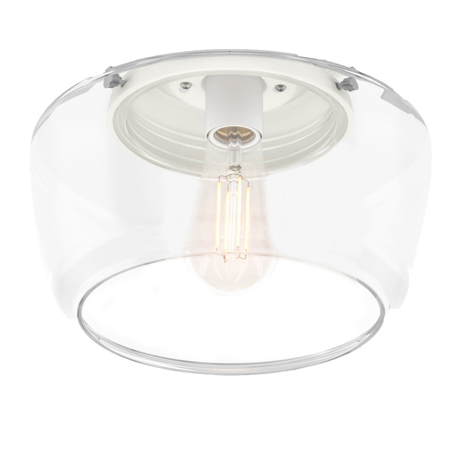 Clear Glass Globe - Elegant Home Decor for Living Room, Bedroom, or Office - Perfect for Plants, Candles, and Decorative Accents