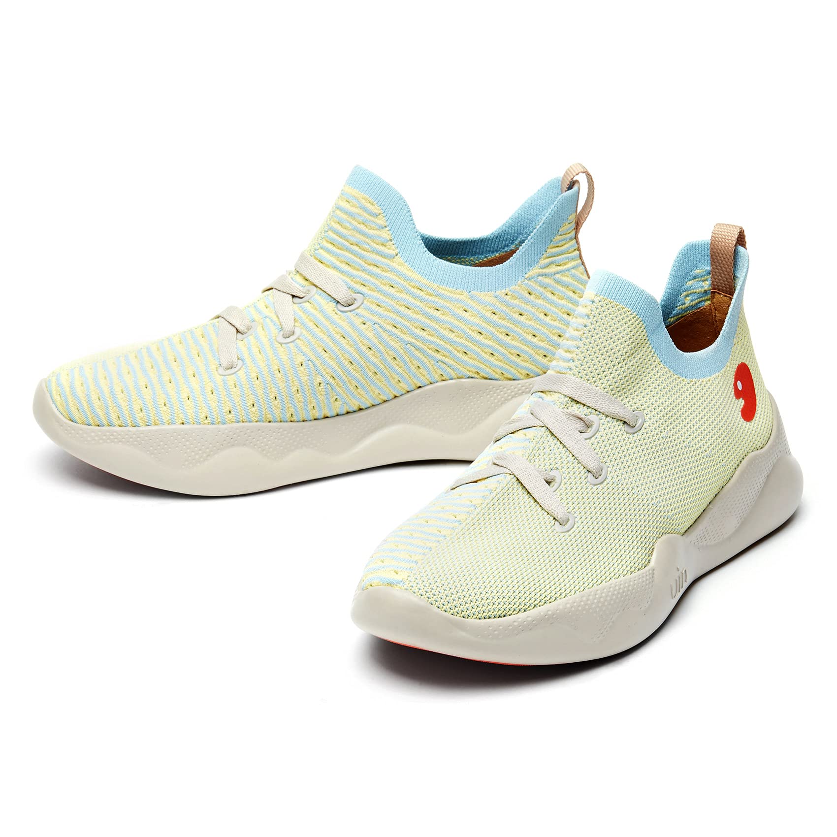 UIN Women's Fashion Sneakers - Lightweight Walking Shoes for Women | Slip On Casual Comfortable Athletic Shoes with Artistic Paint Design | Perfect for Travel, Work & Everyday Wear