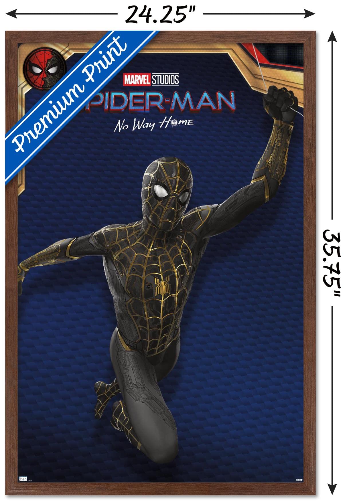 Trends International Marvel Spider-Man: No Way Home - Black Suit Wall Poster 34