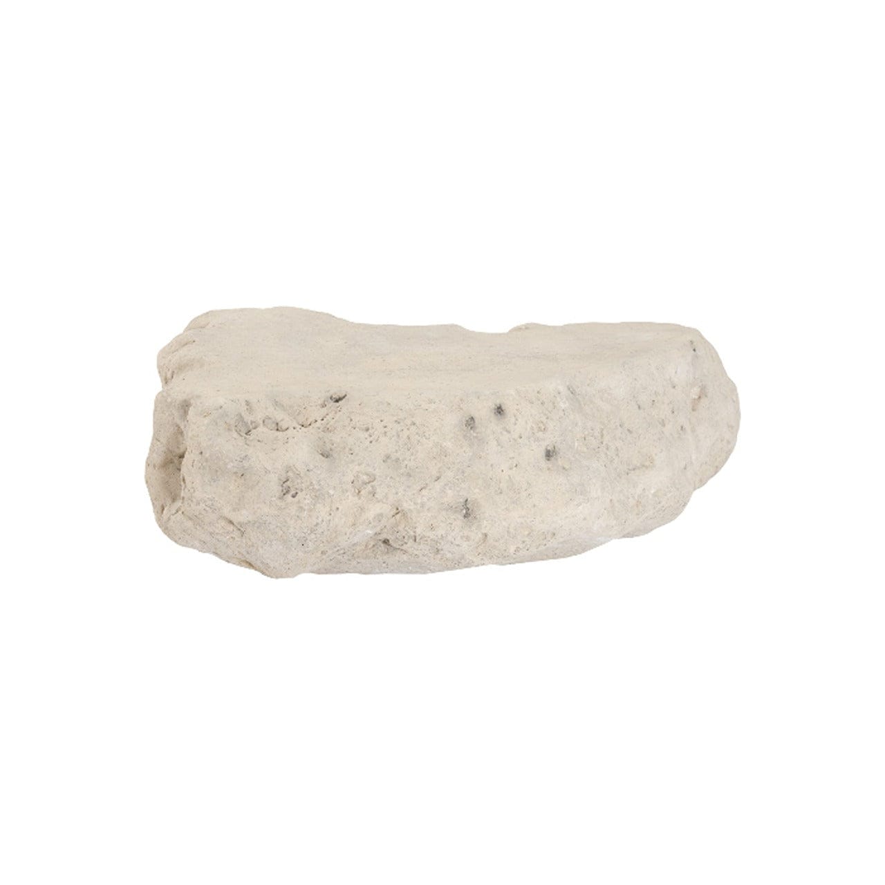 Boulder Large Roman Stone Coffee Table - Modern Living Room Centerpiece for Home Decor