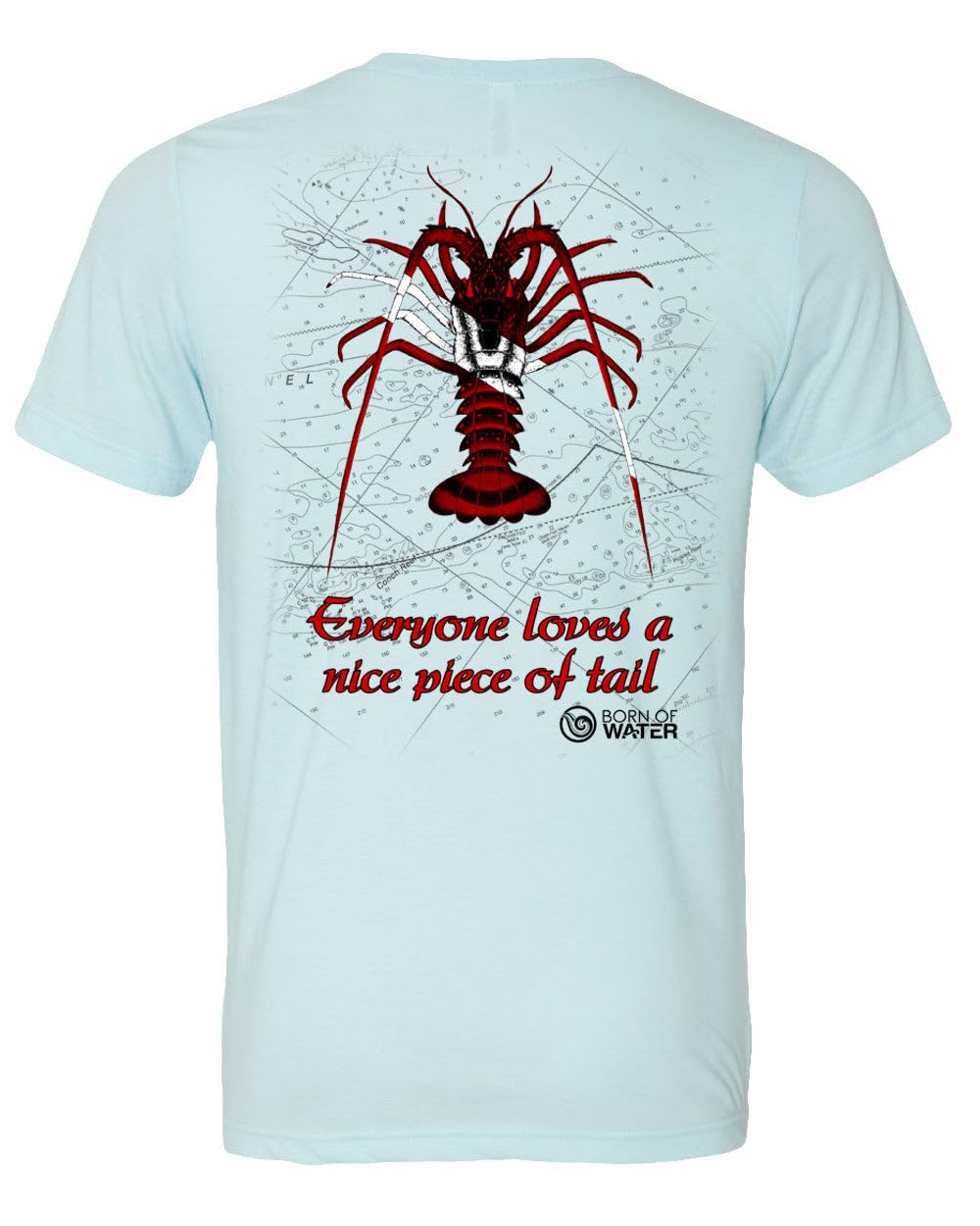Men's Lobster Scuba Diving T-Shirt - Short Sleeve Fishing & Spearfishing Shirt for Boating, Beach, and Outdoor Water Sports