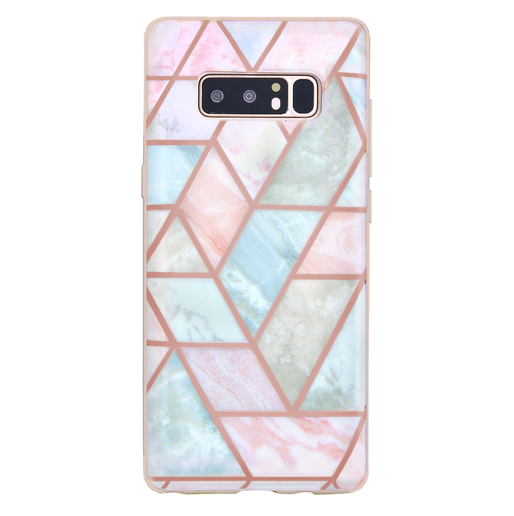 Geometric Marble Samsung Phone Case - Stylish Protective Cover for Samsung Galaxy S21/S20/Note 20 - Perfect for Everyday Use, Work & Travel