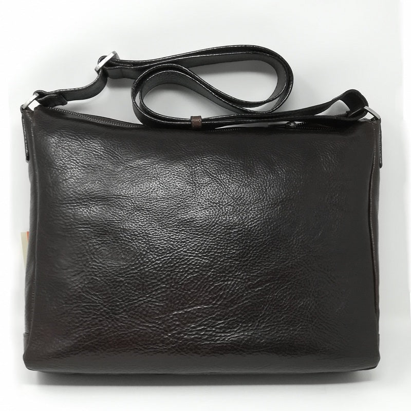 Firenze Zip Over Messenger Bag for Men & Women - Waterproof & Durable Crossbody Bag - Perfect for Work, Travel & Daily Commute - Black