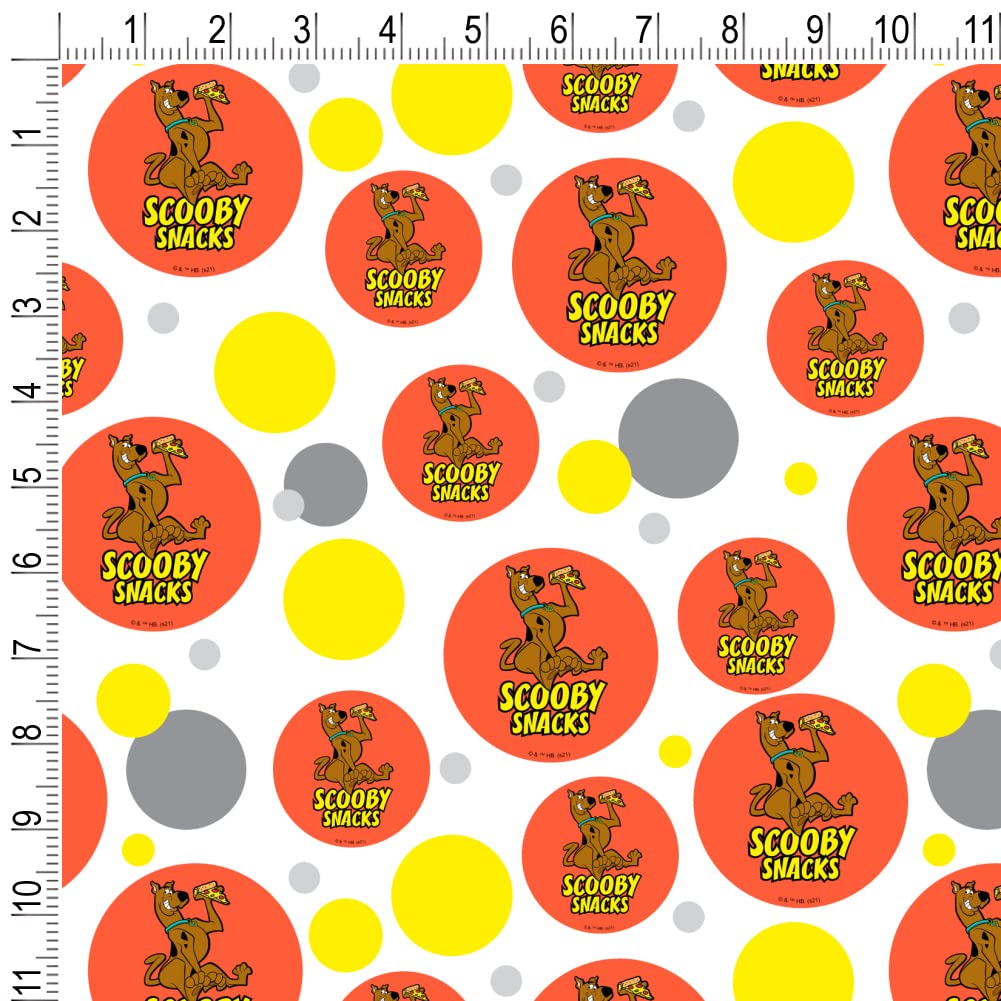 Scooby Snacks Themed Gift Wrap Paper Roll - Fun & Colorful Wrapping for Birthdays, Parties & Holidays | GRAPHICS & MORE