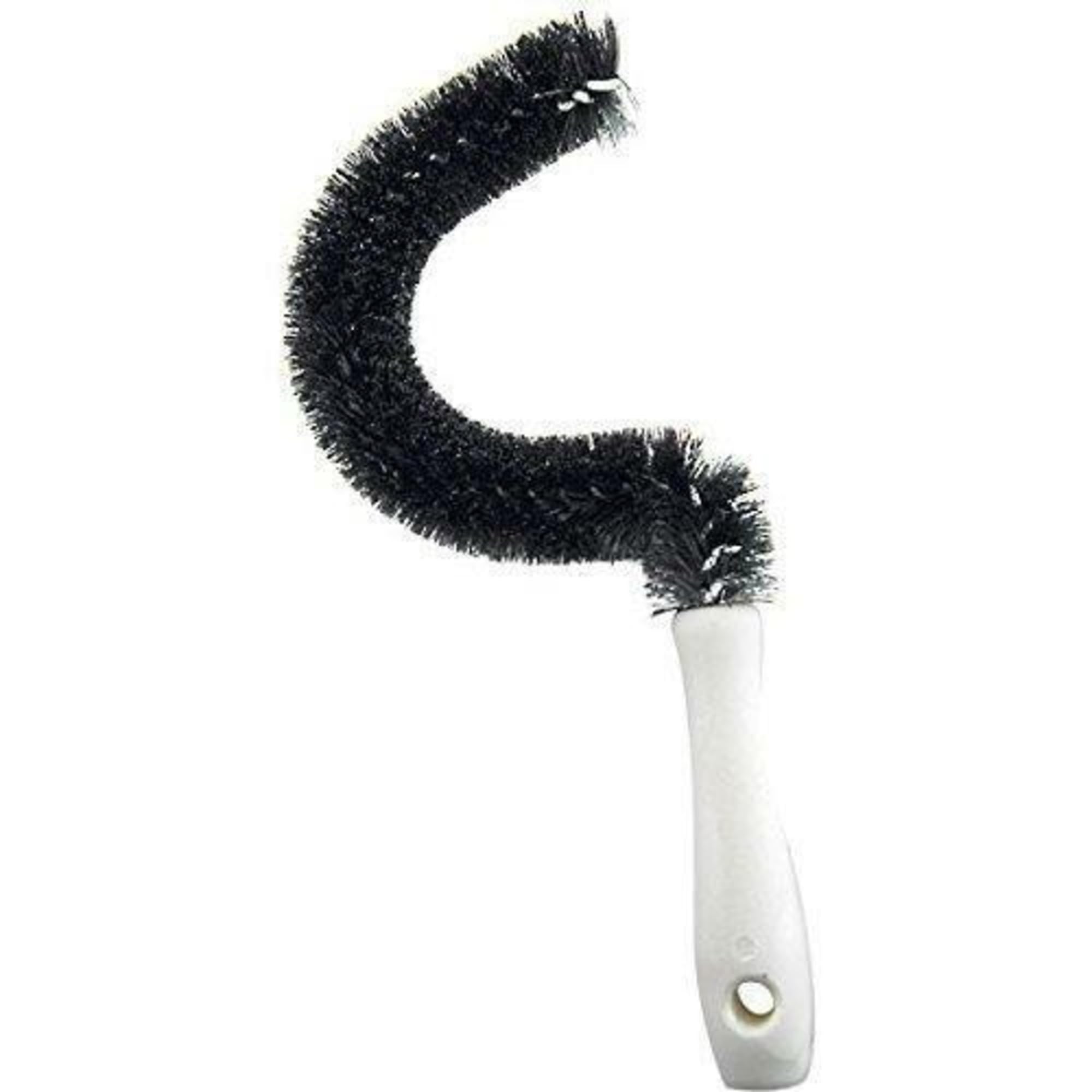 Premium Curved Coffee Pot Cleaning Brush - Stain & Residue Scrubber for Stainless Steel & Glass Carafes - Perfect for French Press, Chemex & Drip Coffee Makers